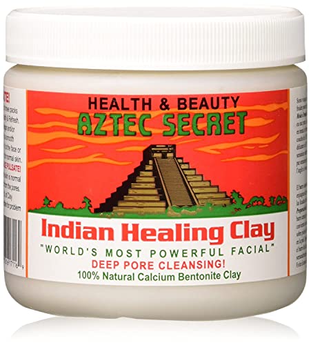 Aztec Secret £ 1, Оригинални индийски комплект за смесване на лечебната глина с маска за лице, включва в себе си прах