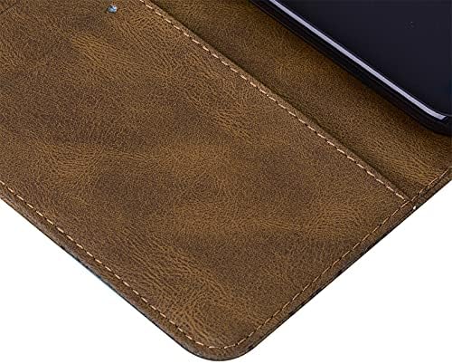 LEMAXELERS е съвместим с Xiaomi Poco X3 NFC Case тънък кожен флип-портфейл премиум-клас с държач за карти, магнитна закопчалка,