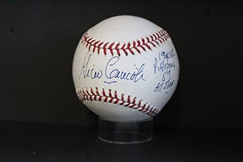 Джино Чимоли Подписа (Надпис) Бейзболен Автограф Auto PSA/DNA AM48823 - Бейзболни топки с автографи