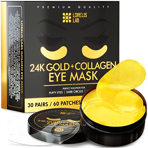 Петна под очите - 24-Каратная златна маска за очи от подпухнали очи, тъмни кръгове, торбички под очите, подпухналостта,