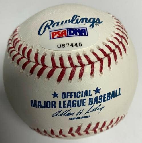 Адриан Гонсалес подписа MLB Бейзбол PSA U87445 Dodgers Padres с Надпис - Бейзболни топки с автографи