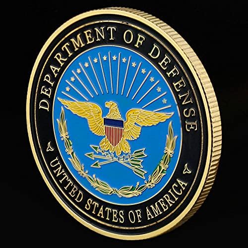 Възпоменателни Монети на САЩ от 40 мм Позлатен Монета Пентагона