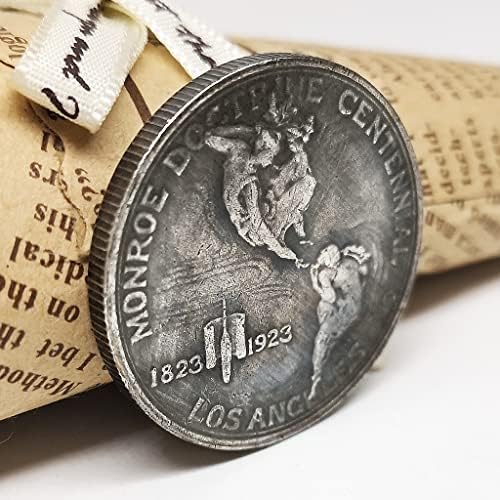 1923 Доктрина Монро Столетняя Монета в Полдоллара Американската Възпоменателна Монета Чуждестранните Монети Антикварное Занаят