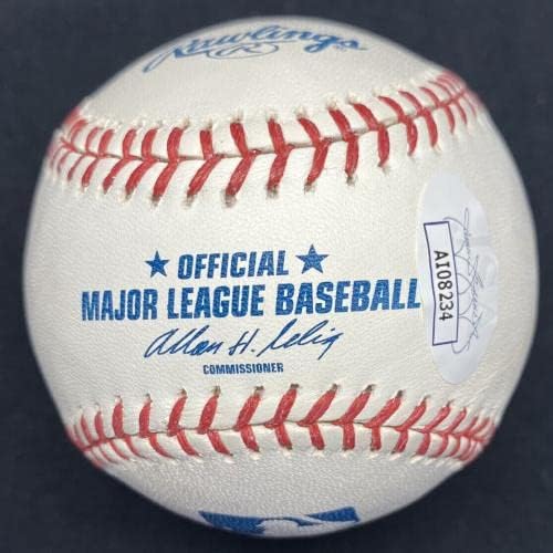 Марк Mcgwire 87 ROY Signed Baseball JSA - Бейзболни топки с автографи