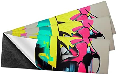 Магнитен Стикер на Бронята с Абстрактно Графити - Уникална Стикер На Бронята - Печатна Стикер На Бронята