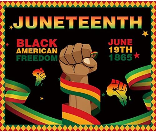 На фона на деветнадесети юни Афроамериканский Ден на независимостта Фон за снимки на Фона на Свобода Щастлив Фон на Деветнадесети