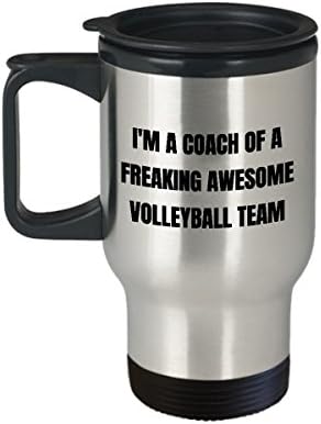 Подарък за Треньор по волейбол - Пътна чаша За Треньор По Волейбол - Страхотен отбор по Волейбол