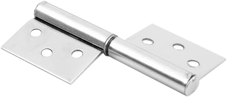 Врата на панта Hiscus 2X От Неръждаема стомана 7,6 см, Обков Сребрист цвят - (Цвят: Сребрист оттенък)