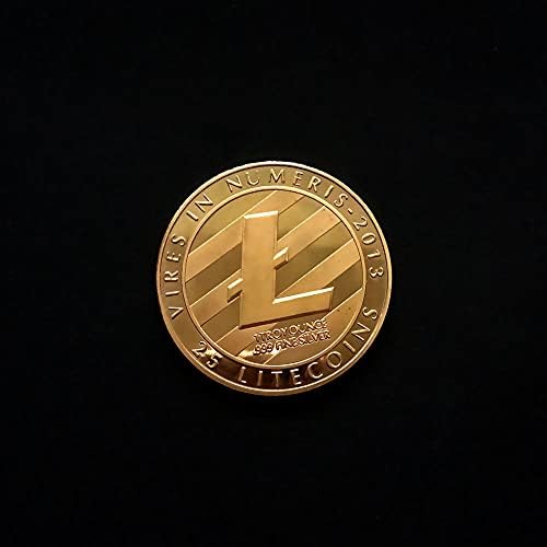 1БР Възпоменателна Монета, Позлатена Сребърна Монета Litecoin Litecoin Виртуална Криптовалюта 2021 Лимитированная Серия
