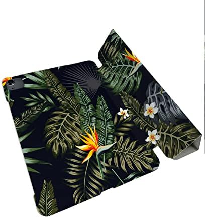 Калъф с шарките на тропически листа Kawaii Plants е Съвместим с всички поколения на iPad Air Pro Mini 5 6 11 инча 12,9