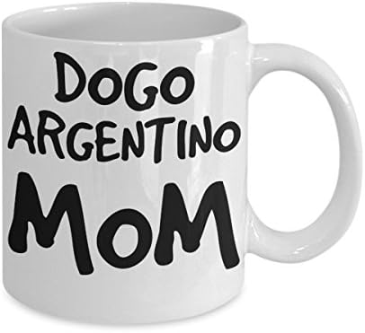 Чаша За майките Dogo Argentino - Бяла Керамична Чаша за чай и кафе на 11 грама - идеален За пътуване И подаръци